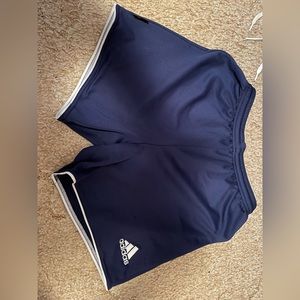 navy adidas shorts